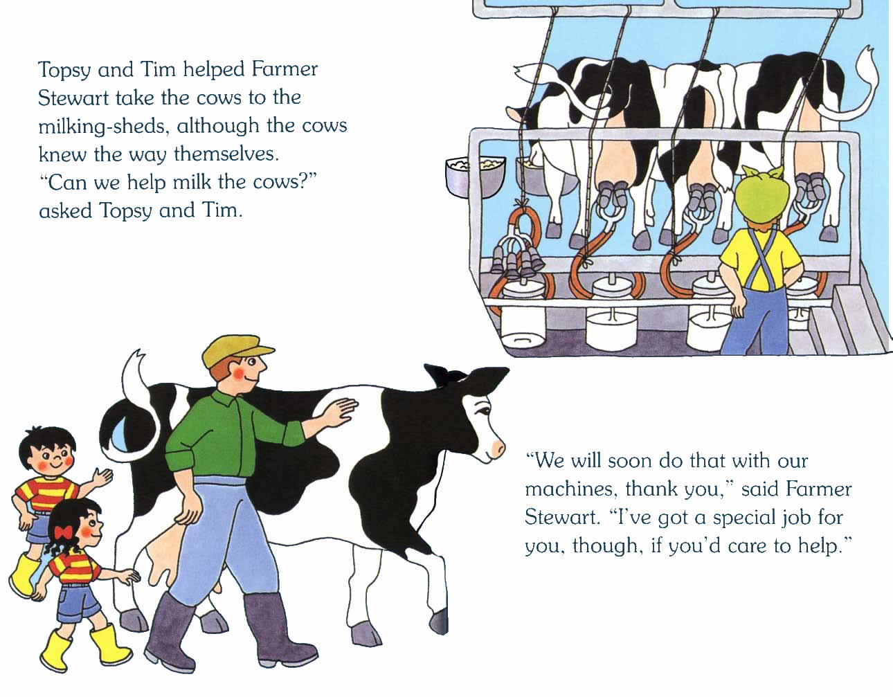 Ladybird - Topsy Tim Books - At the Farm (09),绘本,绘本故事,绘本阅读,故事书,童书,图画书,课外阅读
